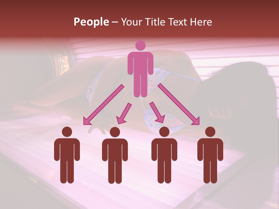 Healthcare Sunspot Suntan PowerPoint Template