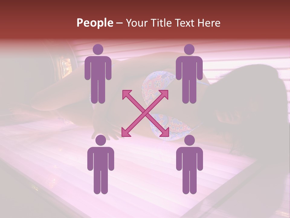 Healthcare Sunspot Suntan PowerPoint Template