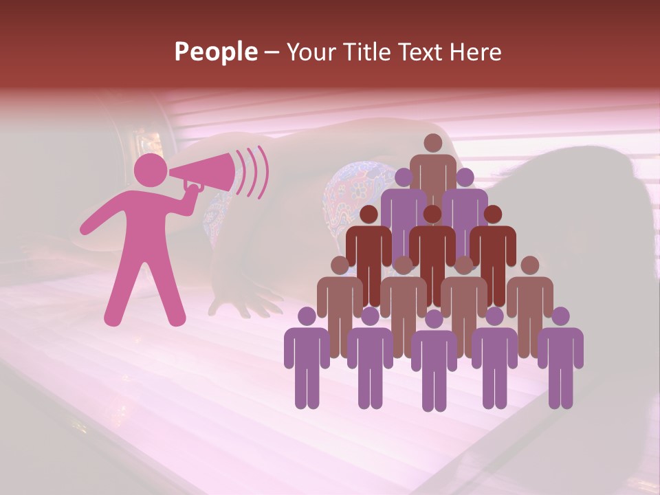 Healthcare Sunspot Suntan PowerPoint Template