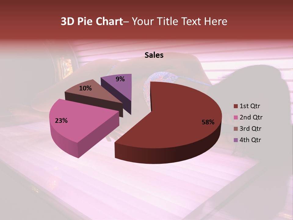 Healthcare Sunspot Suntan PowerPoint Template