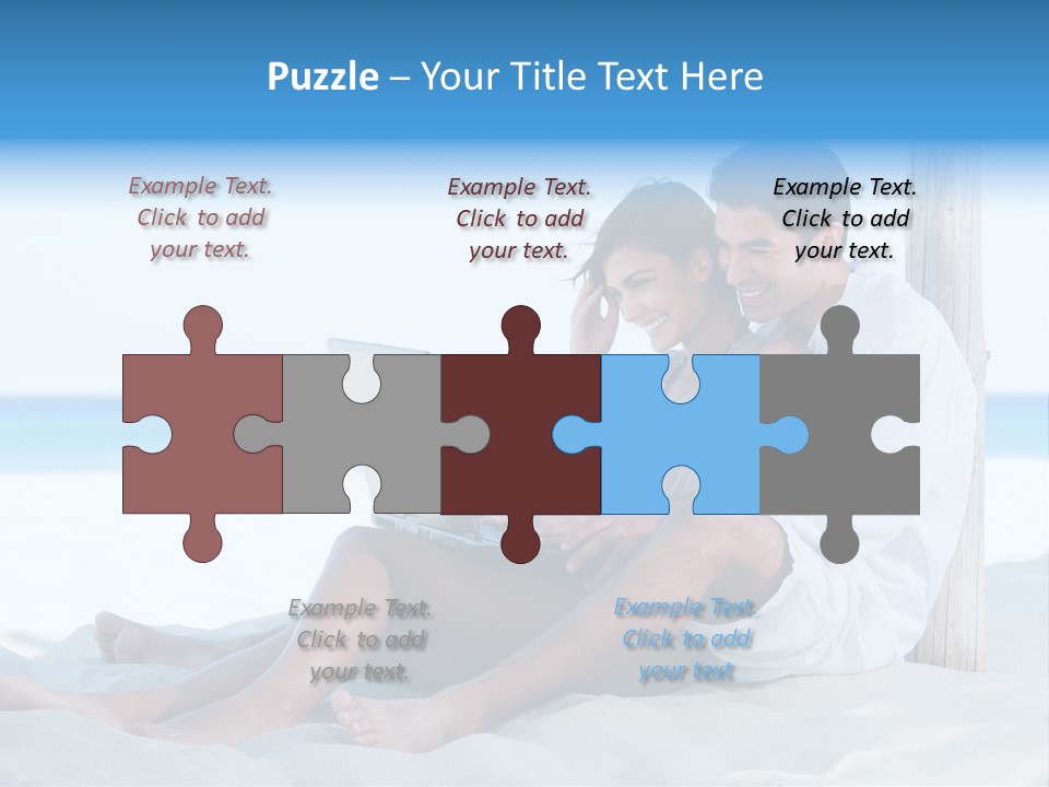 Man Casual Hispanic PowerPoint Template