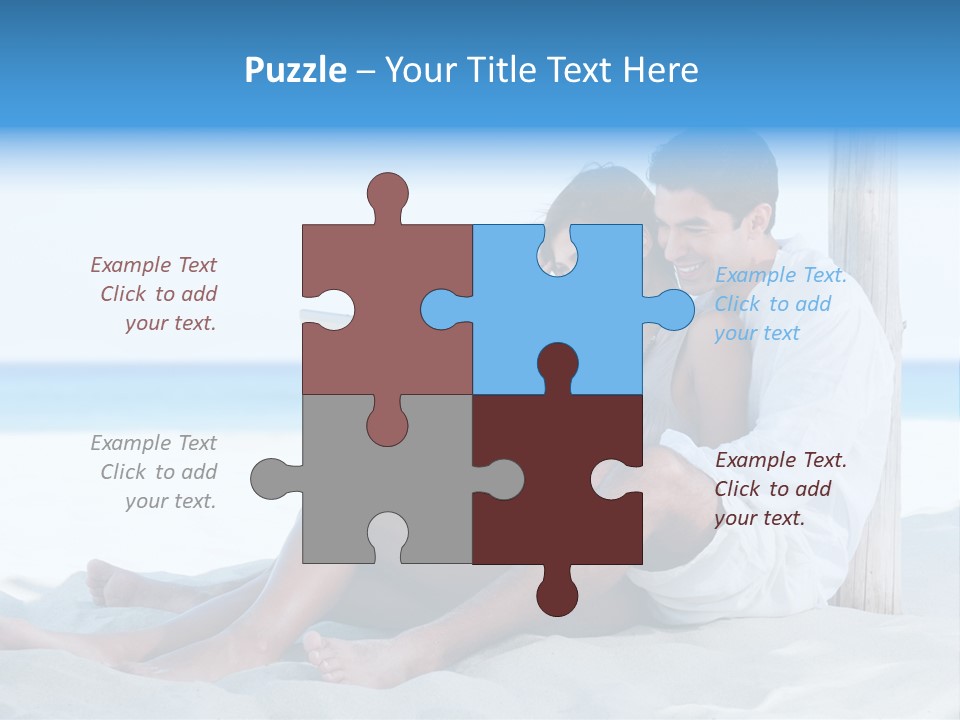 Man Casual Hispanic PowerPoint Template