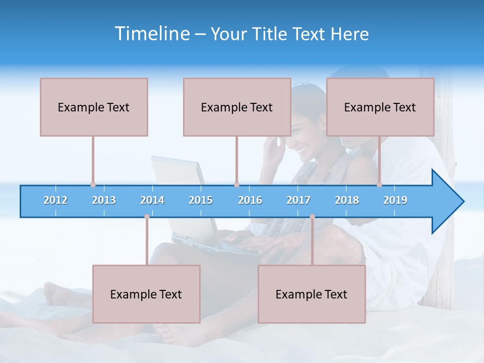 Man Casual Hispanic PowerPoint Template
