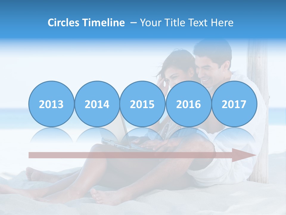 Man Casual Hispanic PowerPoint Template