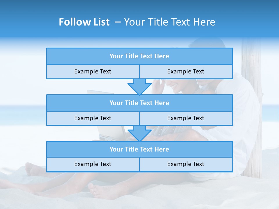 Man Casual Hispanic PowerPoint Template