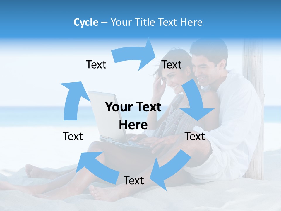 Man Casual Hispanic PowerPoint Template