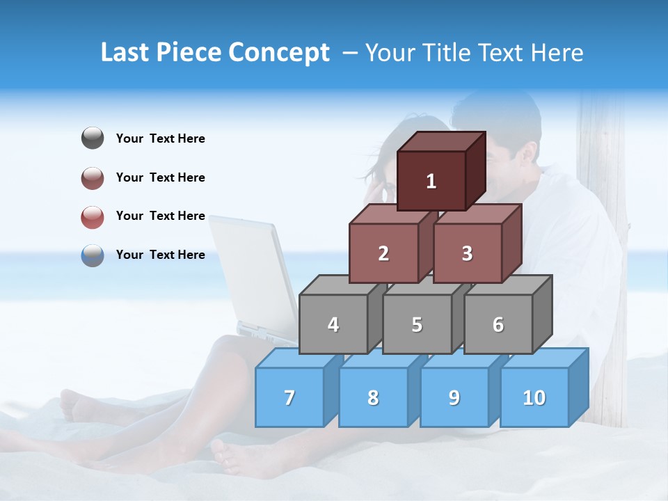 Man Casual Hispanic PowerPoint Template