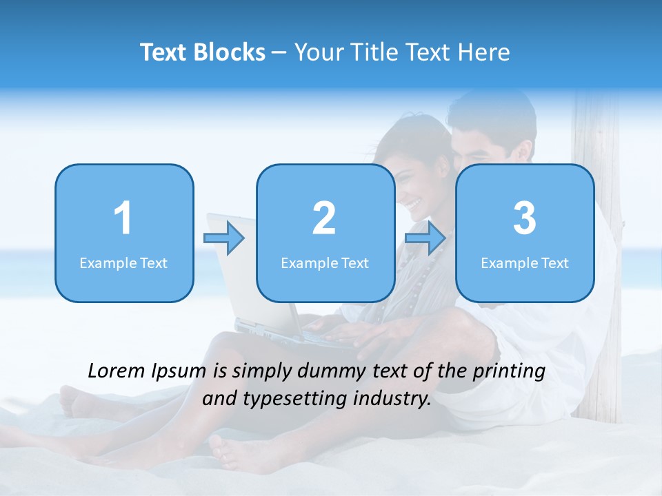 Man Casual Hispanic PowerPoint Template