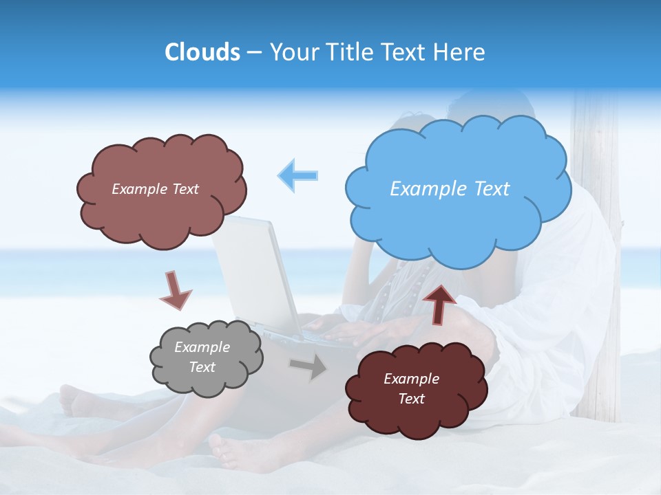 Man Casual Hispanic PowerPoint Template