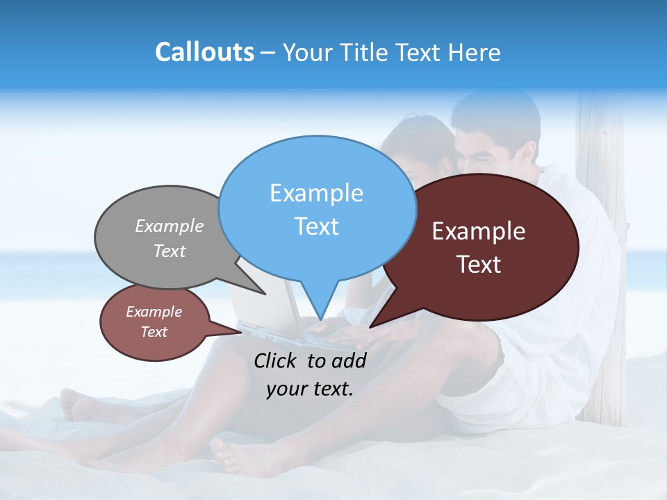 Man Casual Hispanic PowerPoint Template