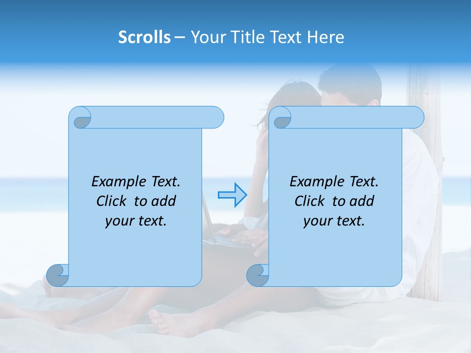 Man Casual Hispanic PowerPoint Template