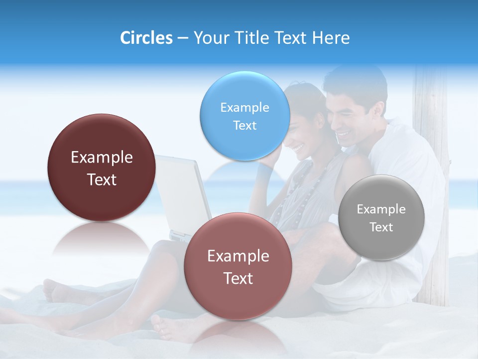 Man Casual Hispanic PowerPoint Template