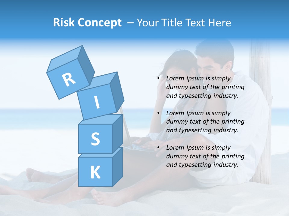 Man Casual Hispanic PowerPoint Template