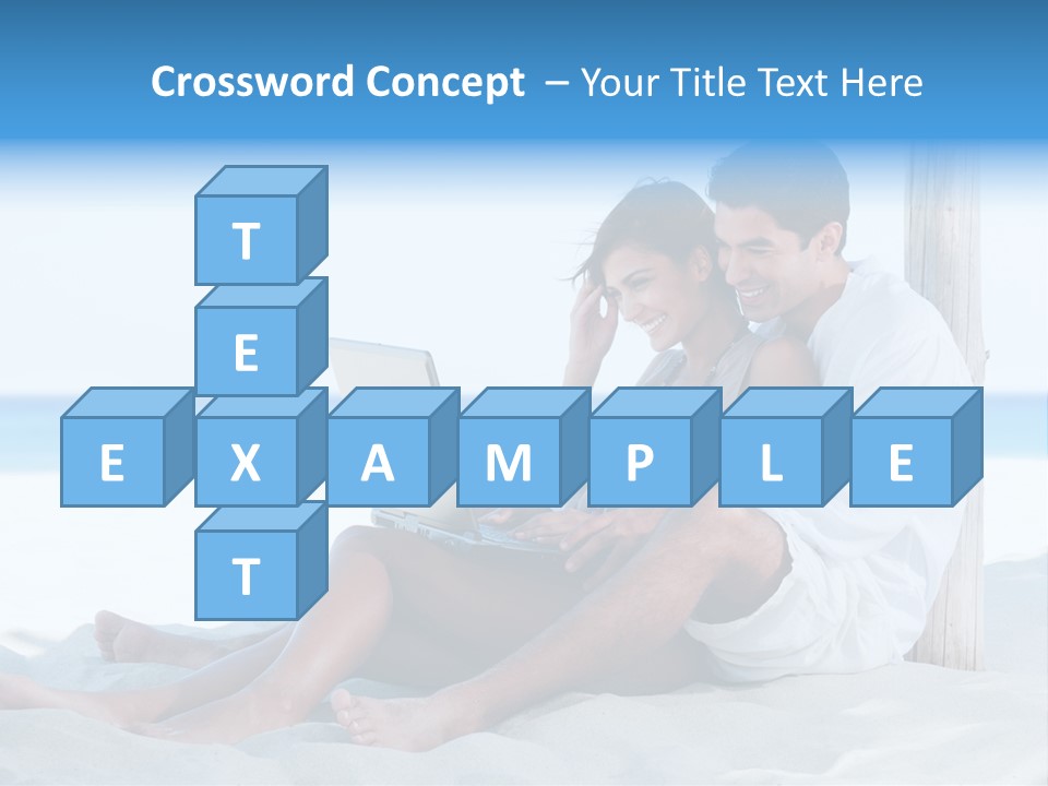 Man Casual Hispanic PowerPoint Template