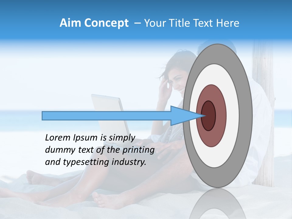 Man Casual Hispanic PowerPoint Template