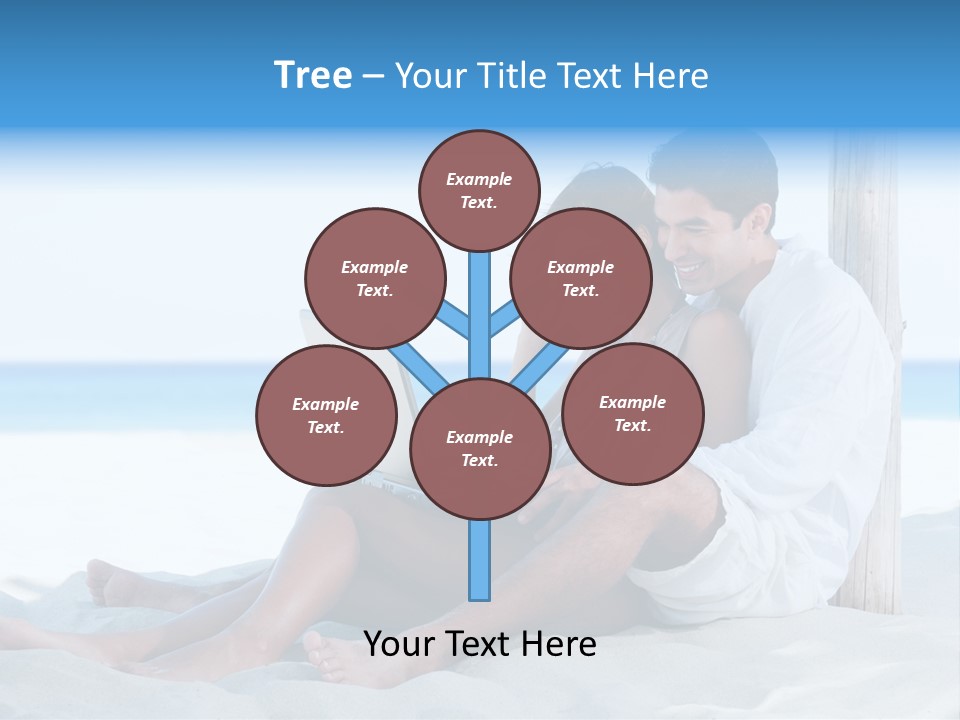 Man Casual Hispanic PowerPoint Template