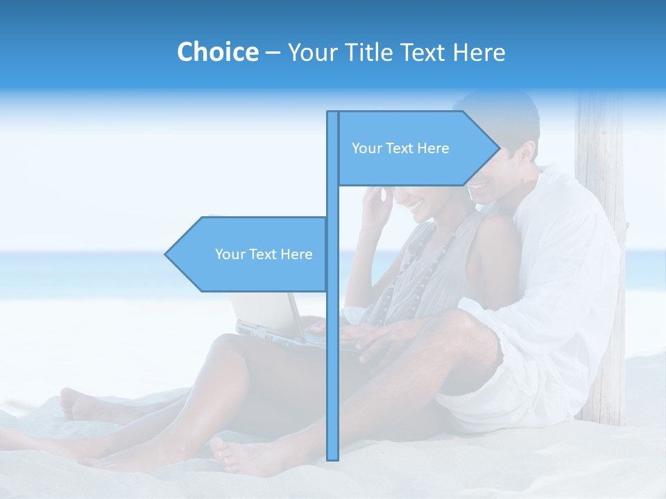 Man Casual Hispanic PowerPoint Template