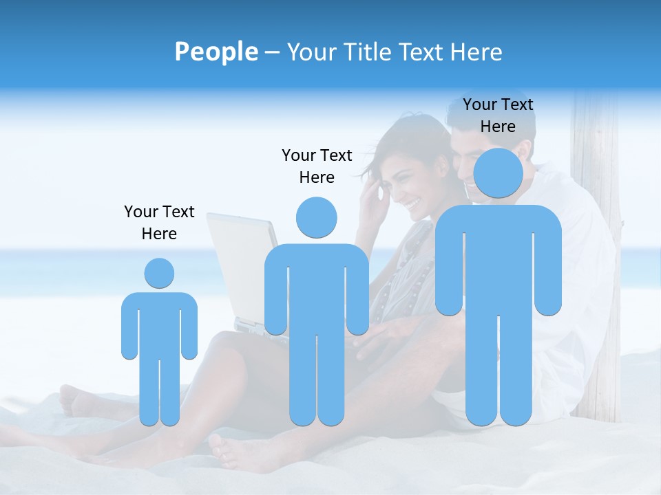 Man Casual Hispanic PowerPoint Template