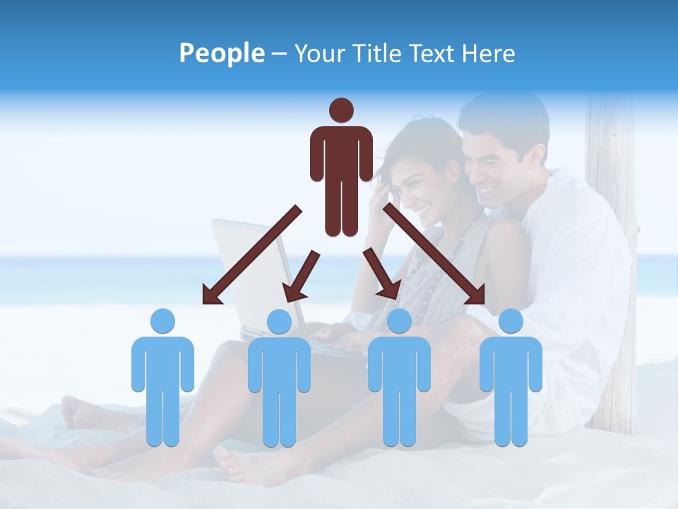 Man Casual Hispanic PowerPoint Template
