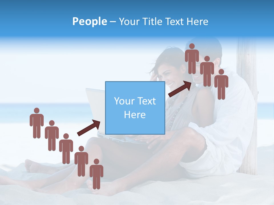 Man Casual Hispanic PowerPoint Template