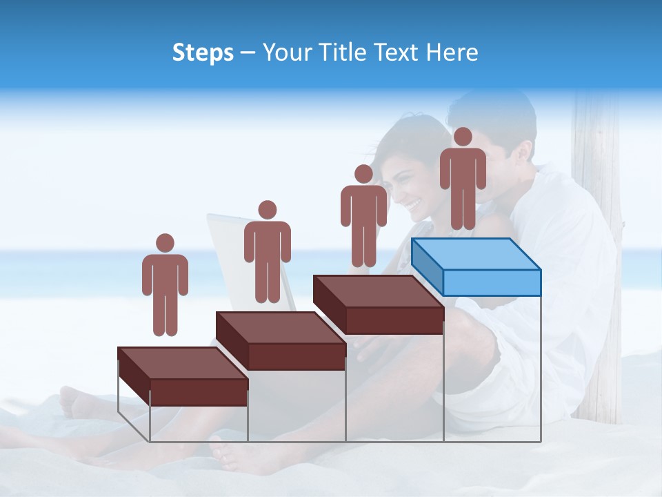 Man Casual Hispanic PowerPoint Template