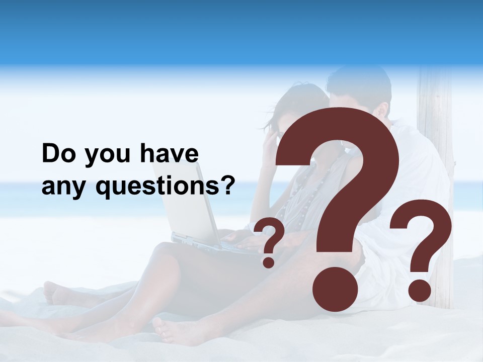 Man Casual Hispanic PowerPoint Template