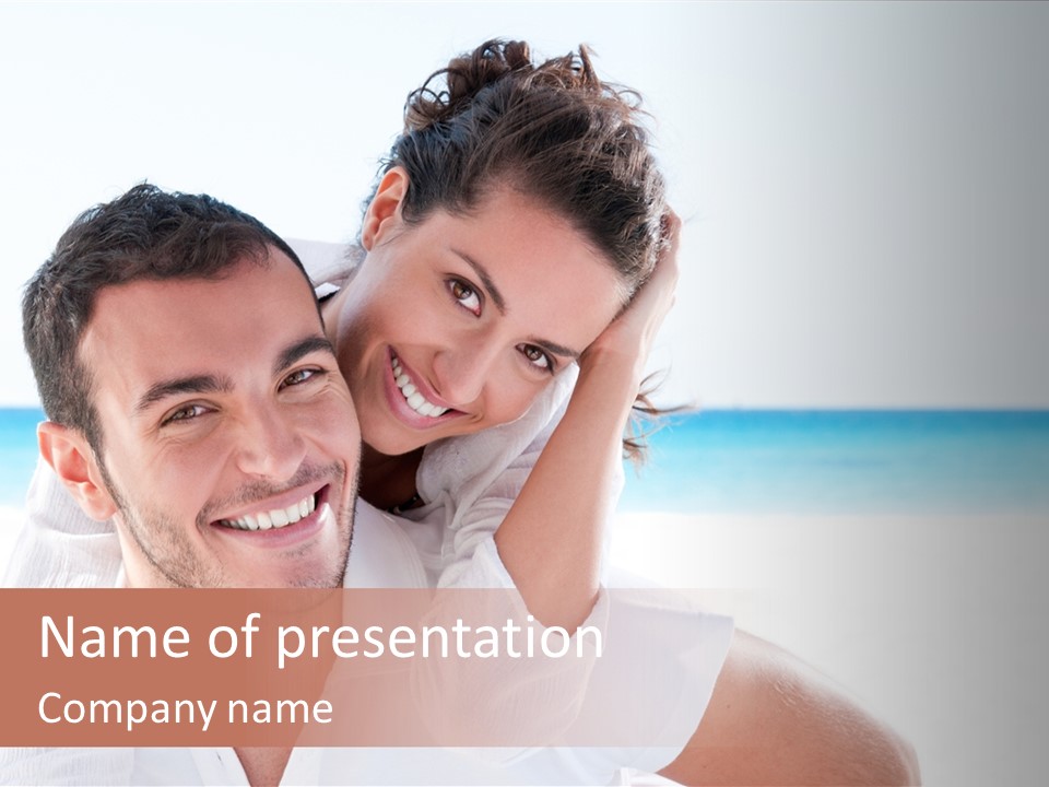 Happy Guy Attractive PowerPoint Template