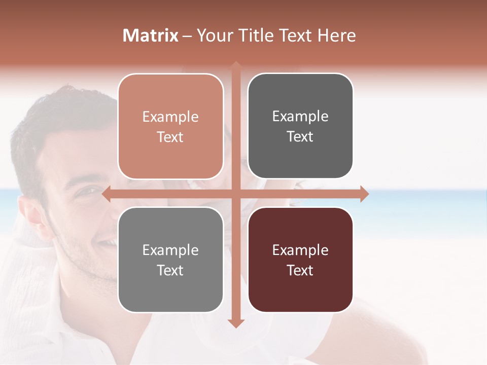 Happy Guy Attractive PowerPoint Template