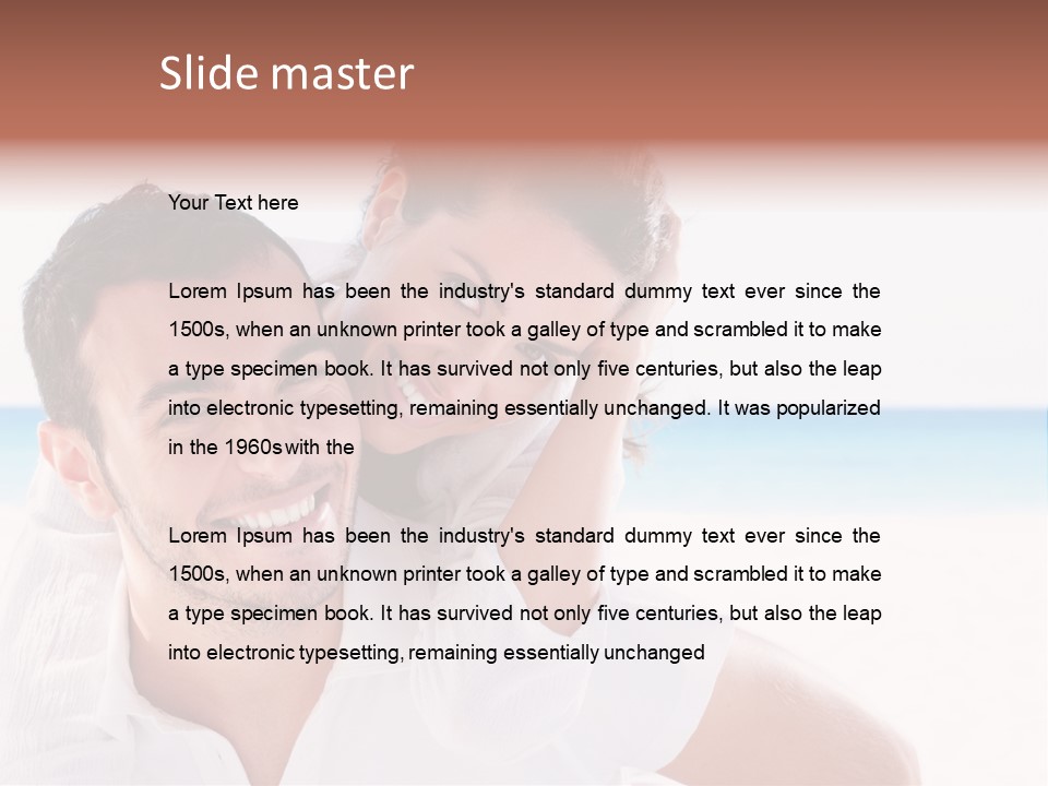 Happy Guy Attractive PowerPoint Template