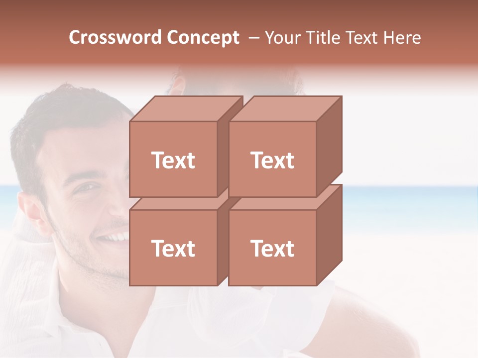 Happy Guy Attractive PowerPoint Template