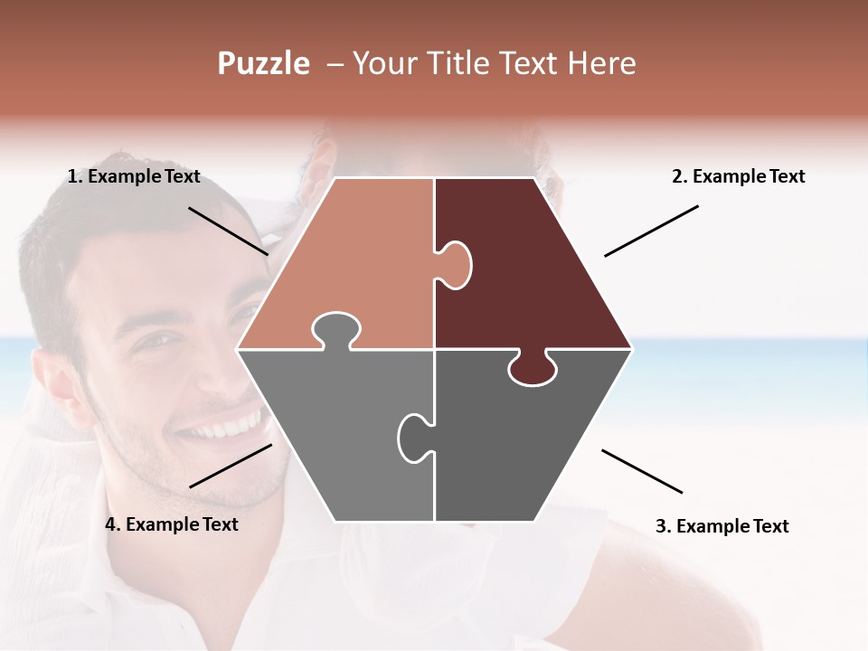 Happy Guy Attractive PowerPoint Template