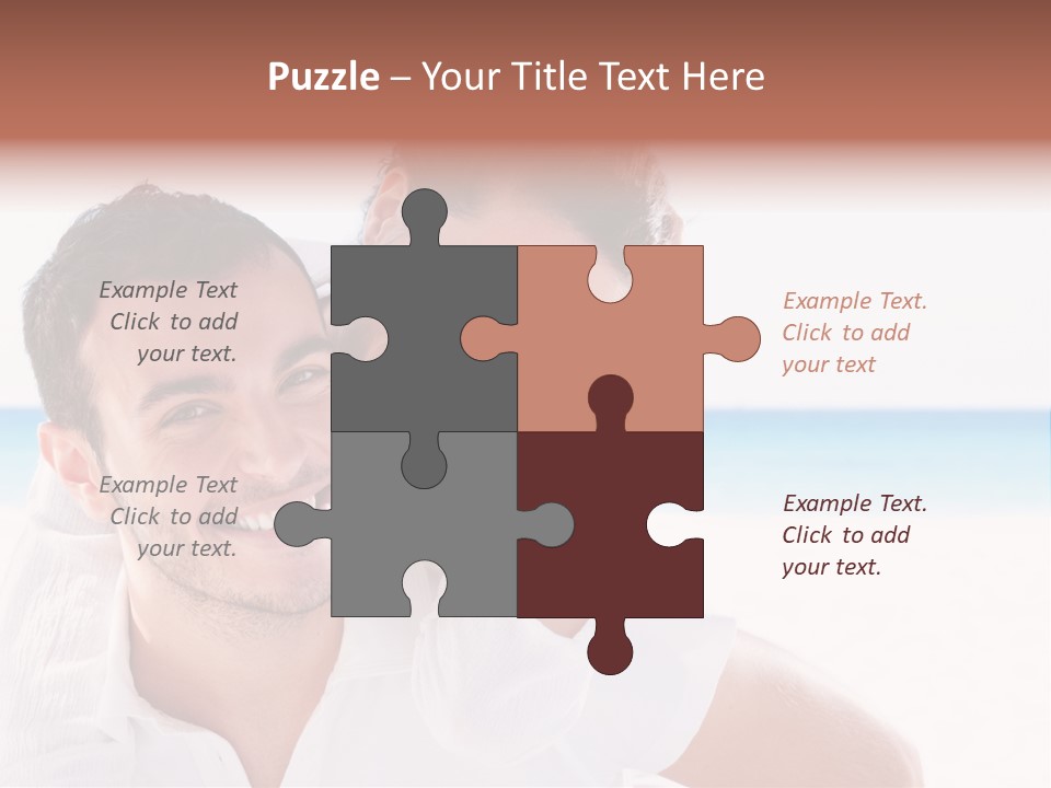 Happy Guy Attractive PowerPoint Template