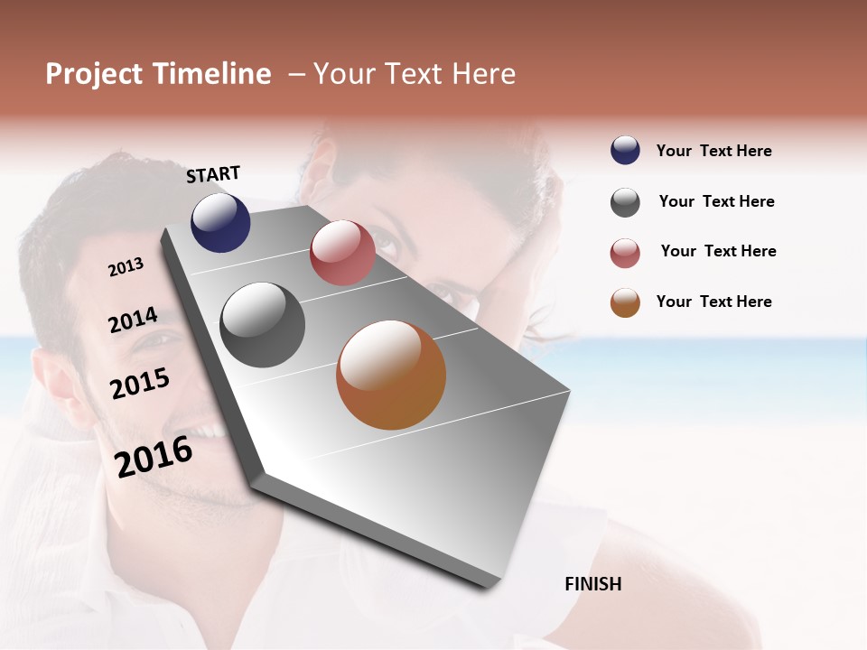 Happy Guy Attractive PowerPoint Template