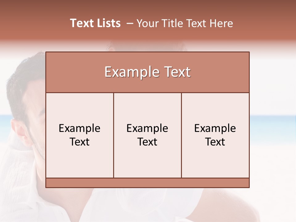 Happy Guy Attractive PowerPoint Template