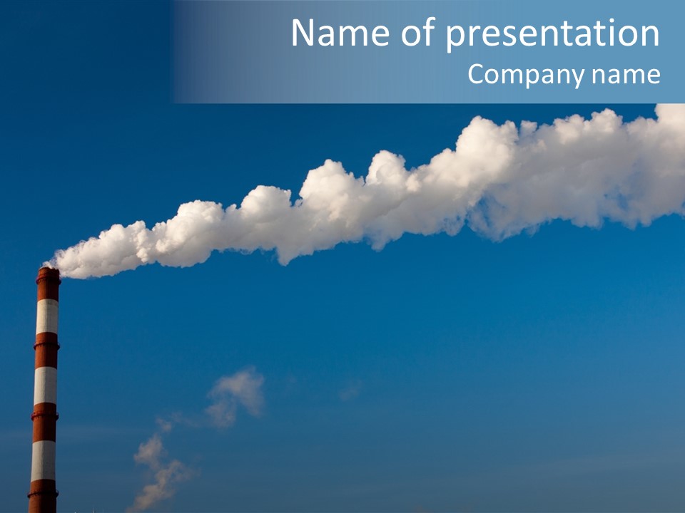 Dioxide Industry Refinery PowerPoint Template