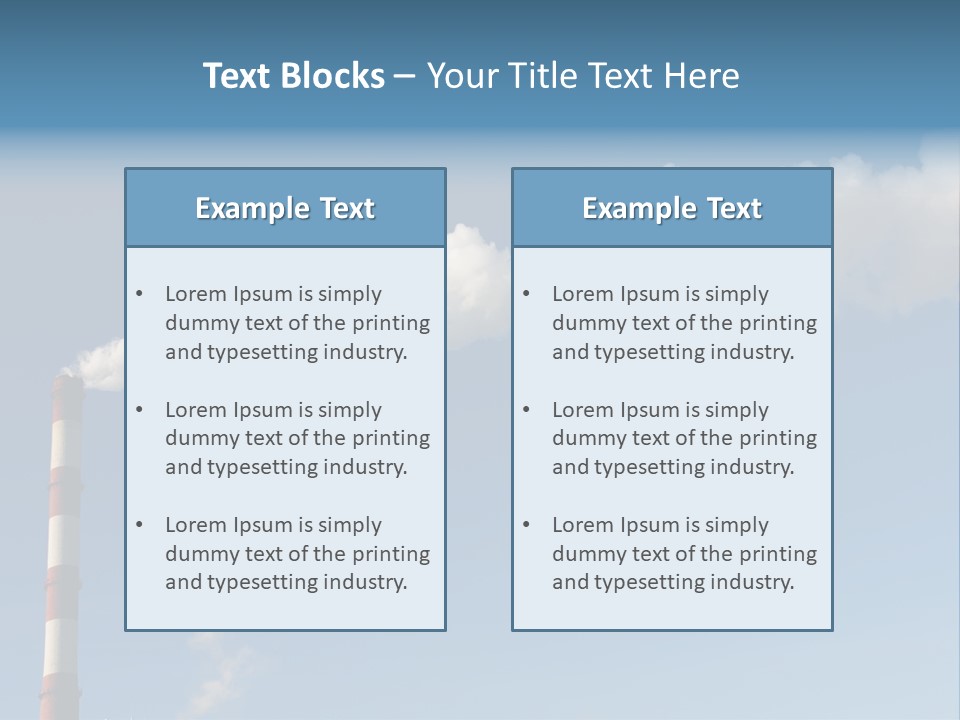 Dioxide Industry Refinery PowerPoint Template