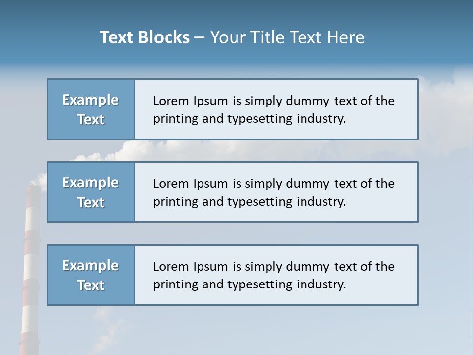 Dioxide Industry Refinery PowerPoint Template
