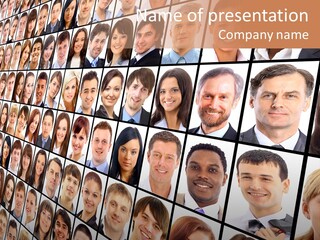 Young Many Conference PowerPoint Template