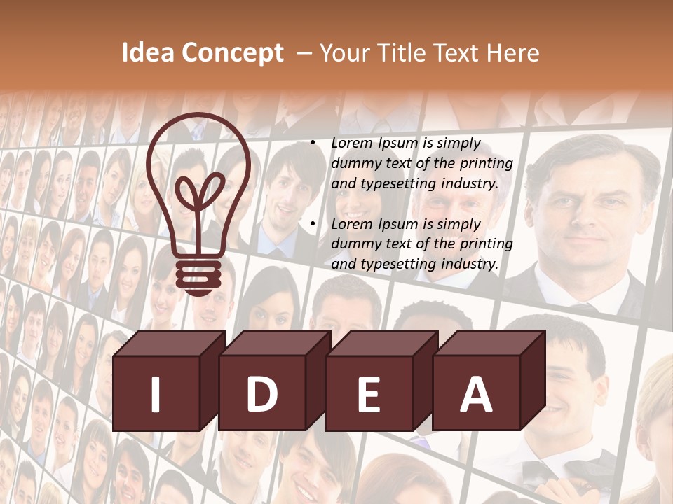 Young Many Conference PowerPoint Template