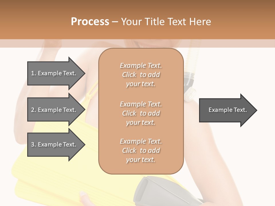 Holiday Diver Swimmer PowerPoint Template
