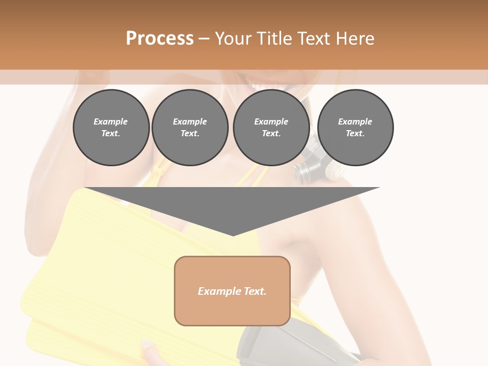 Holiday Diver Swimmer PowerPoint Template