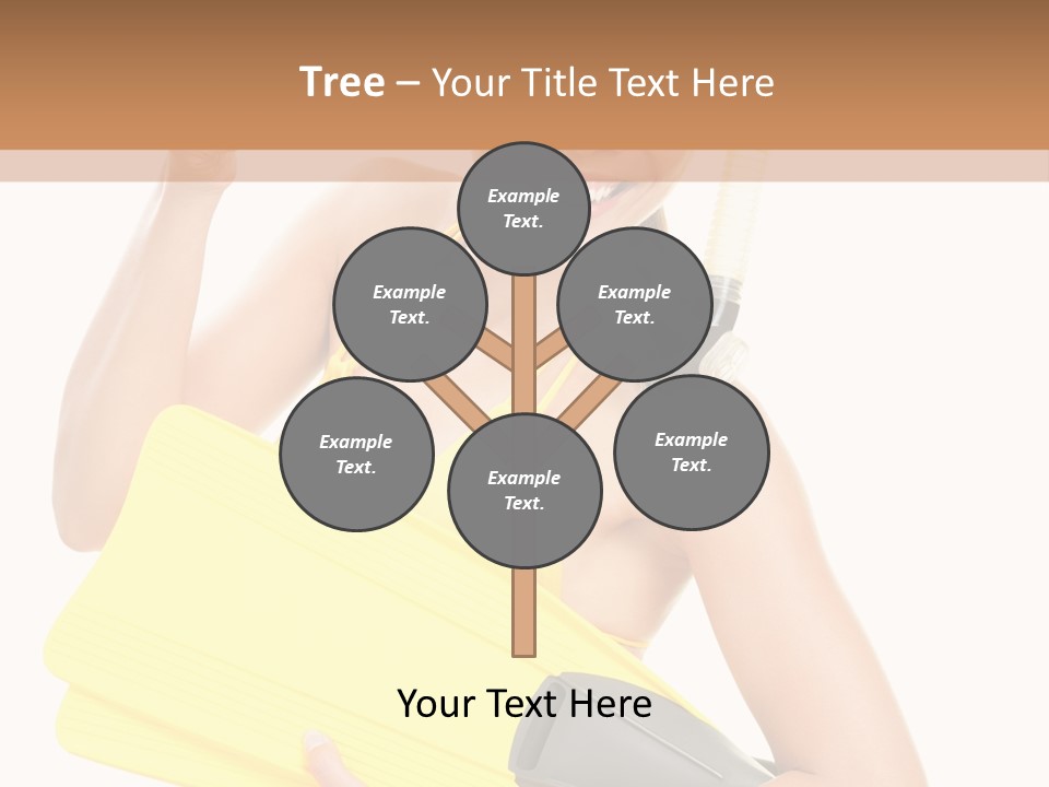 Holiday Diver Swimmer PowerPoint Template