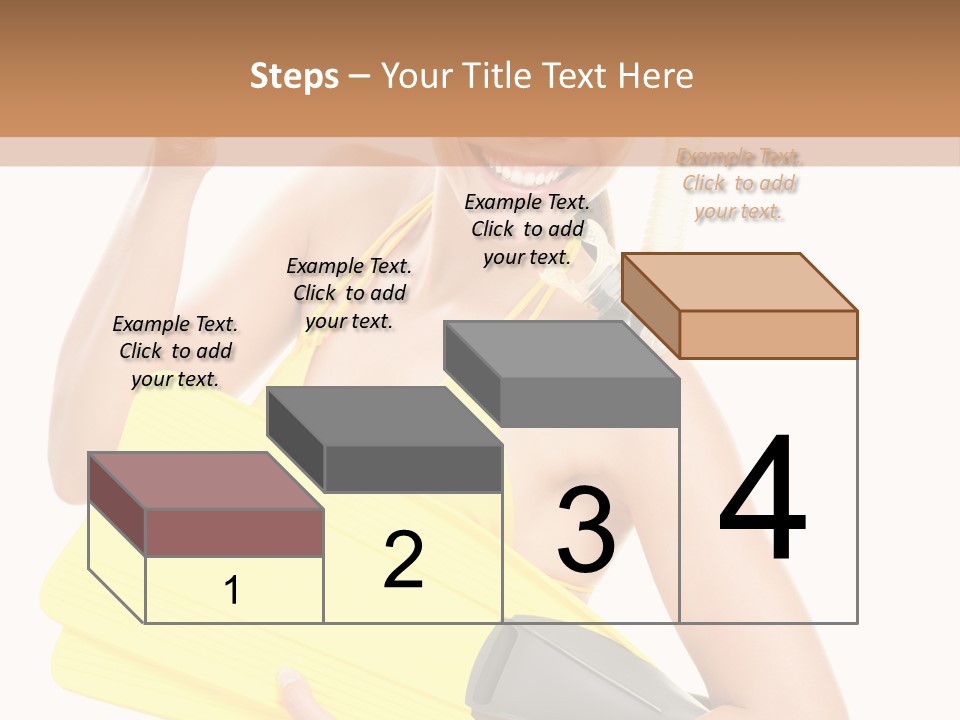 Holiday Diver Swimmer PowerPoint Template
