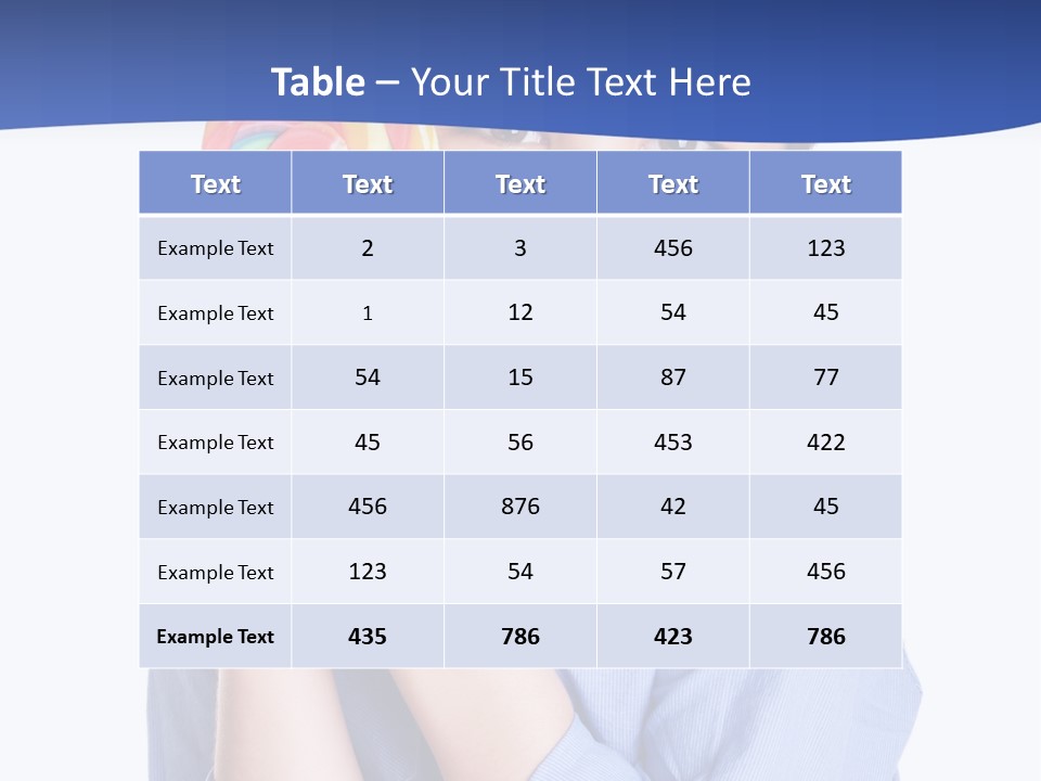 Baby Tongue Yelloy PowerPoint Template