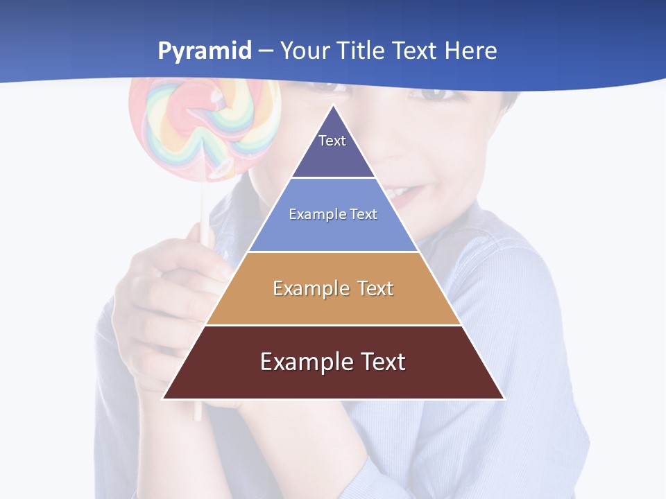 Baby Tongue Yelloy PowerPoint Template