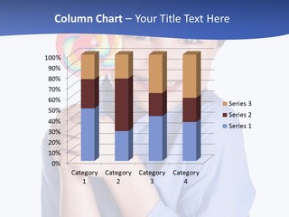 Baby Tongue Yelloy PowerPoint Template