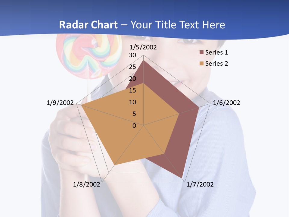 Baby Tongue Yelloy PowerPoint Template