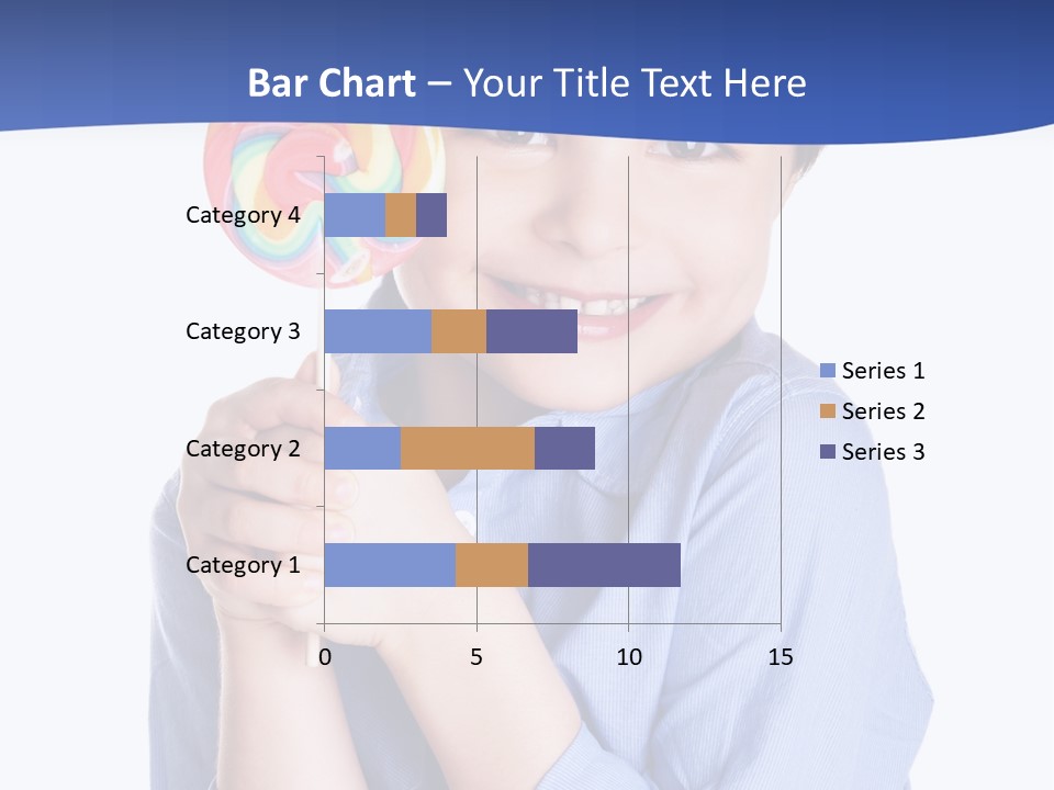 Baby Tongue Yelloy PowerPoint Template