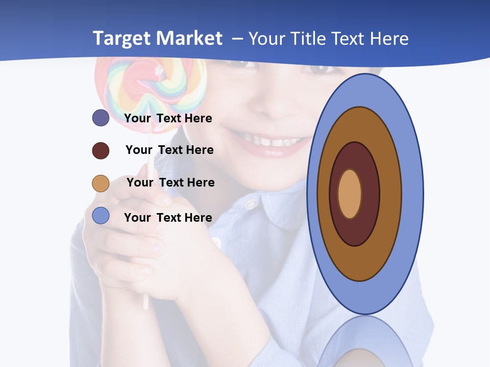 Baby Tongue Yelloy PowerPoint Template