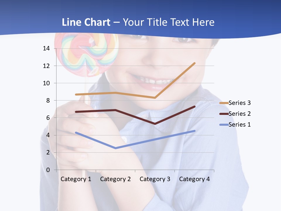 Baby Tongue Yelloy PowerPoint Template